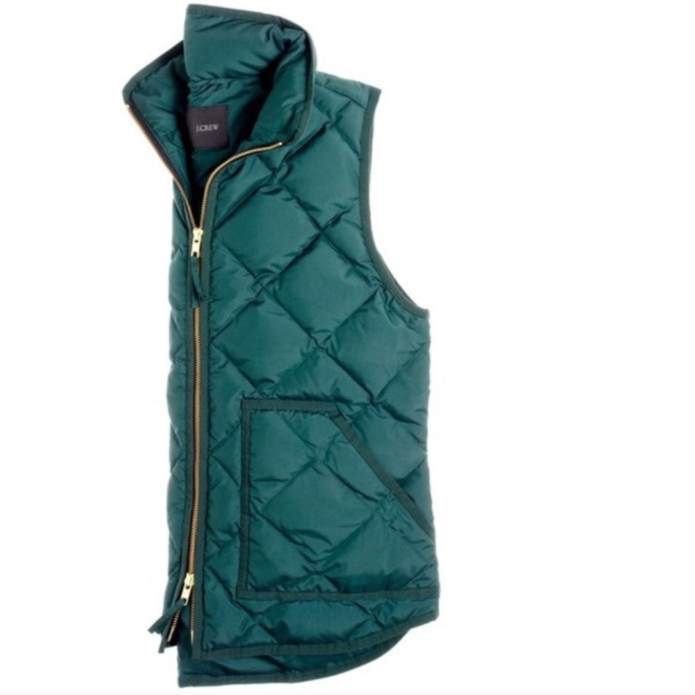 J. Crew Excursion Emerald Green Vest Small